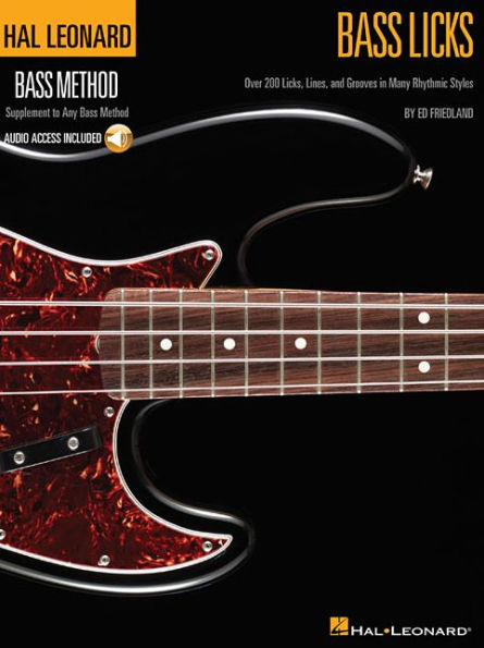 Bass Licks Book/Online Audio