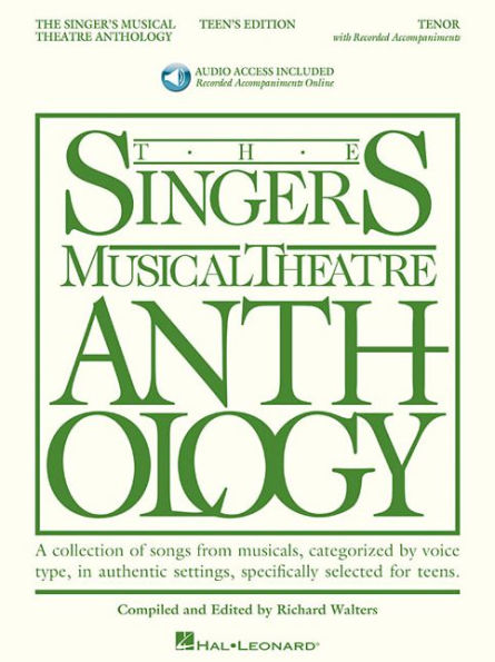 The Singer's Musical Theatre Anthology - Teen's Edition Tenor Book/Online Audio