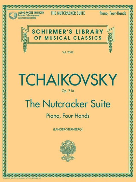 Tchaikovsky The Nutcracker Suite Op 71a Piano Duet Play Along Book