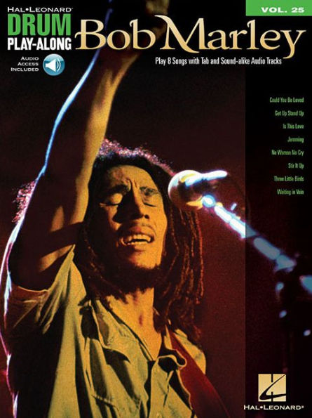 Bob Marley Drum Play-Along Volume 25 Book/Online Audio