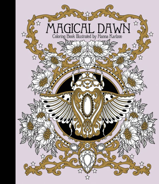 Magical Dawn Coloring Book Published in Sweden as "Magisk Gryning" by