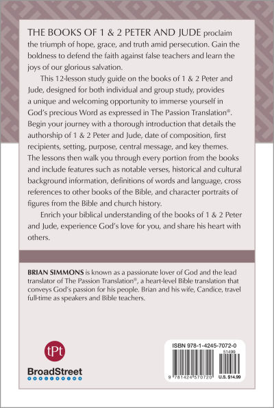 TPT The Books of 1 & 2 Peter and Jude: 12-Lesson Study Guide