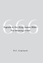 Signals in the King James Bible: The Meaning of 666