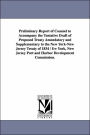 Preliminary Report of Counsel to Accompany the Tentative Draft of Proposed Treaty Amendatory and Supplementary to the New York-New Jersey Treaty Of
