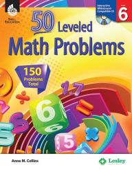 Title: 50 Leveled Math Problems Level 6, Author: Anne Collins