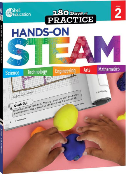 180 DaysT: Hands-On STEAM for Grade 2: Practice, Assess, Diagnose