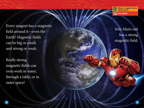 National Geographic Readers: Marvel's Iron Man Goes Magnetic (Level 2)