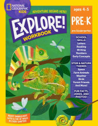 Title: National Geographic Kids Explore Workbook Pre-K, Author: National Geographic Kids