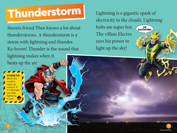 Marvel's Storm: Disaster Alert! (National Geographic Kids Readers, Level 1)