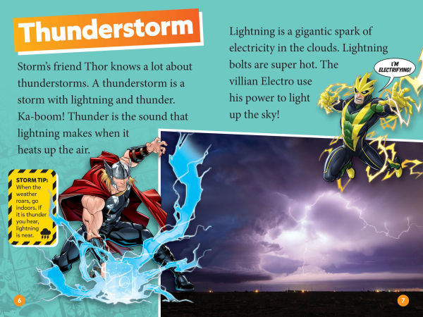 Marvel's Storm: Disaster Alert! (National Geographic Kids Readers, Level 1)