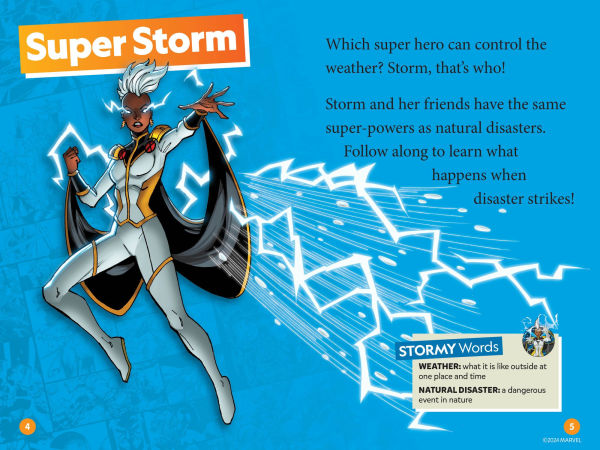 Marvel's Storm: Disaster Alert! (National Geographic Kids Readers, Level 1)