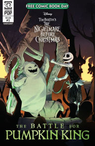 Title: Disney Manga: Tim Burton's The Nightmare Before Christmas - Battle for Pumpkin King (FCBD 2023), Author: Deborah Allo