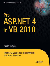Title: Pro ASP.NET 4 in VB 2010, Author: Matthew MacDonald
