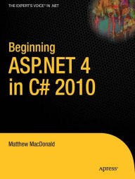 Title: Beginning ASP.NET 4 in C# 2010, Author: Matthew MacDonald