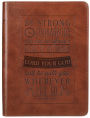 Be Strong and Courageous in Brown - Joshua 1:9 Journal