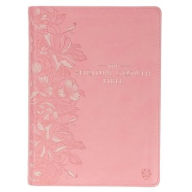 Title: The Spiritual Growth Bible, Study Bible, NLT - New Living Translation Holy Bible, Faux Leather, Pink, Author: Christian Art Gifts