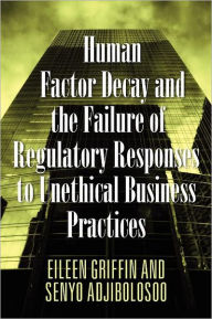 Title: Human Factor Decay and the Failure of Regulatory Responses to Unethical Business Practices, Author: Eileen Griffin