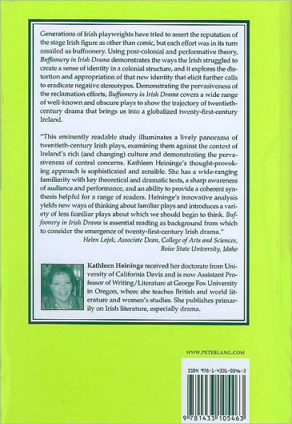 Buffoonery in Irish Drama: Staging Twentieth-Century Post-Colonial Stereotypes (Volume 11)