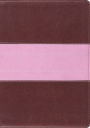 ESV Study Bible TruTone Chocolate/Rose Trail Design