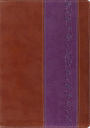 ESV Study Bible TruTone Brown/Purple, Iris Design