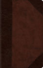 ESV Large Print Compact Bible (TruTone, Brown/Walnut, Portfolio Design)