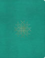 ESV Single Column Journaling Bible (TruTone, Teal, Resplendent Cross Design)