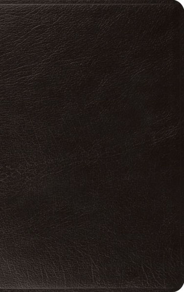 ESV Large Print Thinline Bible (Genuine Leather, Black)