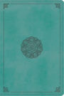 ESV Study Bible, Personal Size (TruTone, Turquoise, Emblem Design)
