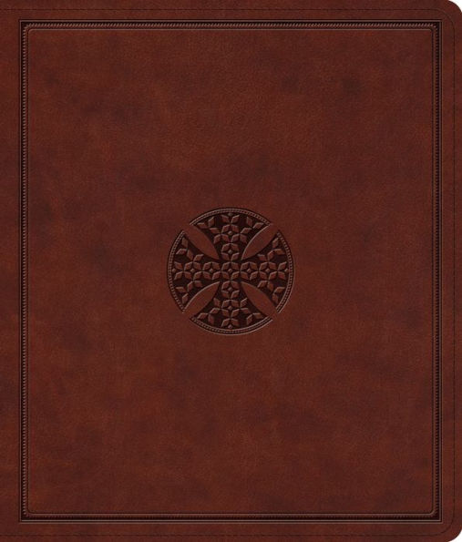 ESV Journaling Bible (TruTone, Brown, Mosaic Cross Design)