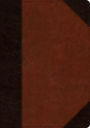 ESV Large Print Wide Margin Bible (TruTone, Brown/Cordovan, Portfolio Design)