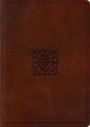 ESV Study Bible, Large Print (TruTone, Walnut, Celtic Imprint Design)