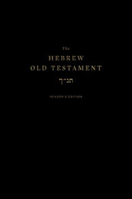 Title: The Hebrew Old Testament, Reader's Edition (Hardcover), Author: Crossway