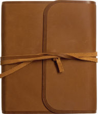 ESV Journaling Bible (Natural Leather, Brown, Flap with Strap)