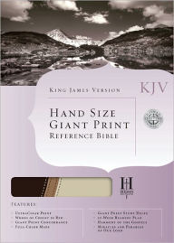 KJV Large Print Personal Size Reference Bible, Brown/Tan LeatherTouch