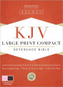 KJV Large Print Compact Bible, Pink/Brown LeatherTouch