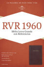 RVR 1960 Biblia Letra Grande con Referencias, borgona imitacion piel con indice