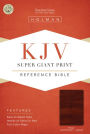 KJV Super Giant Print Reference Bible, Brown LeatherTouch Indexed