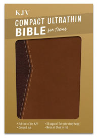 Title: KJV Compact Ultrathin Bible for Teens, Walnut LeatherTouch, Author: B&H Kids Editorial Staff