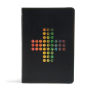 NIV Rainbow Study Bible, Pierced Cross LeatherTouch