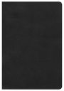 NKJV Large Print Ultrathin Reference Bible, Black LeatherTouch, Indexed