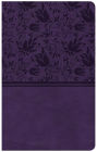 CSB Ultrathin Reference Bible, Purple LeatherTouch