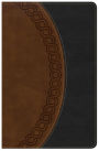 KJV Large Print Personal Size Reference Bible, Black/Brown Deluxe LeatherTouch, Indexed