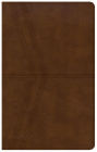 KJV Ultrathin Reference Bible, Brown Deluxe LeatherTouch