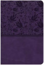 CSB Compact Ultrathin Bible, Purple LeatherTouch