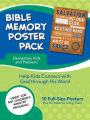 Bible Memory Poster Pack for Elementary Kids