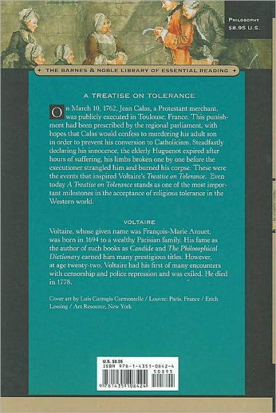 A Treatise on Tolerance and Other Writings (Barnes & Noble Library of Essential Reading)