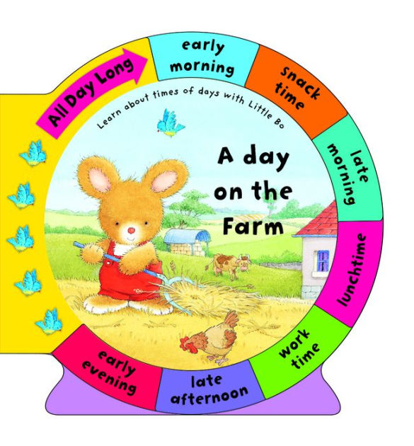 A Day on the Farm Day by Day Circular Tab Book by Debbie RiversMoore