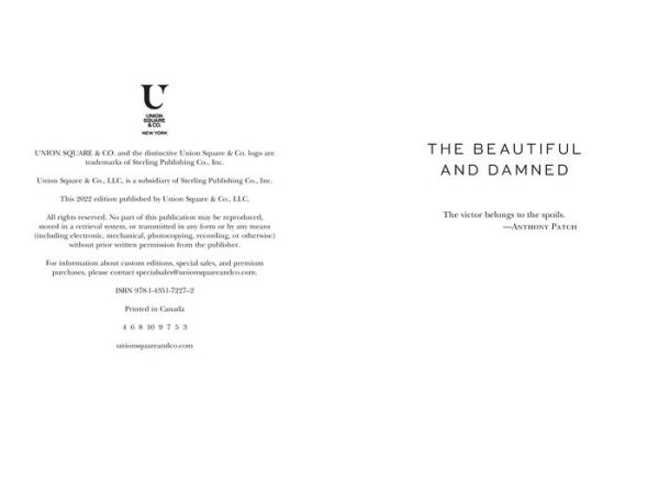 The Beautiful and Damned (Signature Classics)