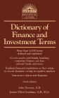 Dictionary of Finance and Investment Terms