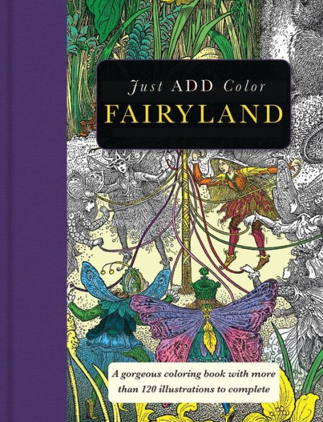 Fairyland: Gorgeous coloring books with more than 120 illustrations to complete